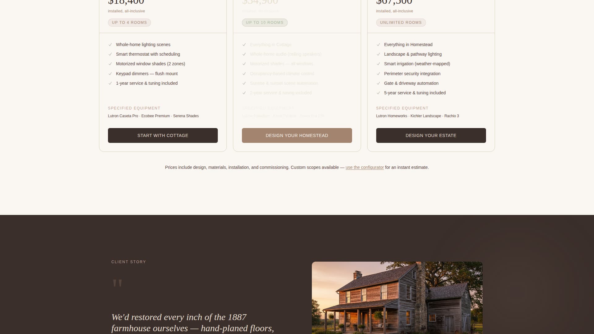 Hearth - Invisible Homeautomation Landing Page Template