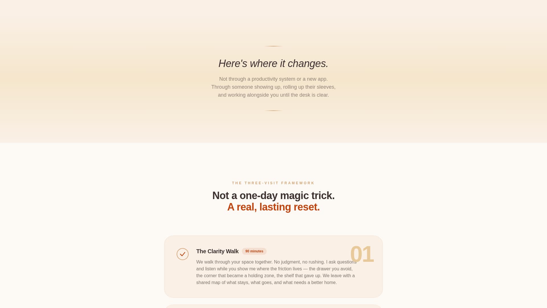 Declutter - Transformative Homeoffice Landing Page Template
