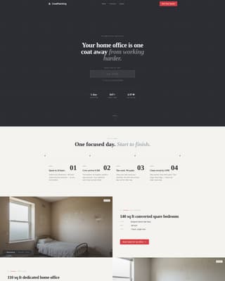Coat - Precision Homeoffice Landing Page Template