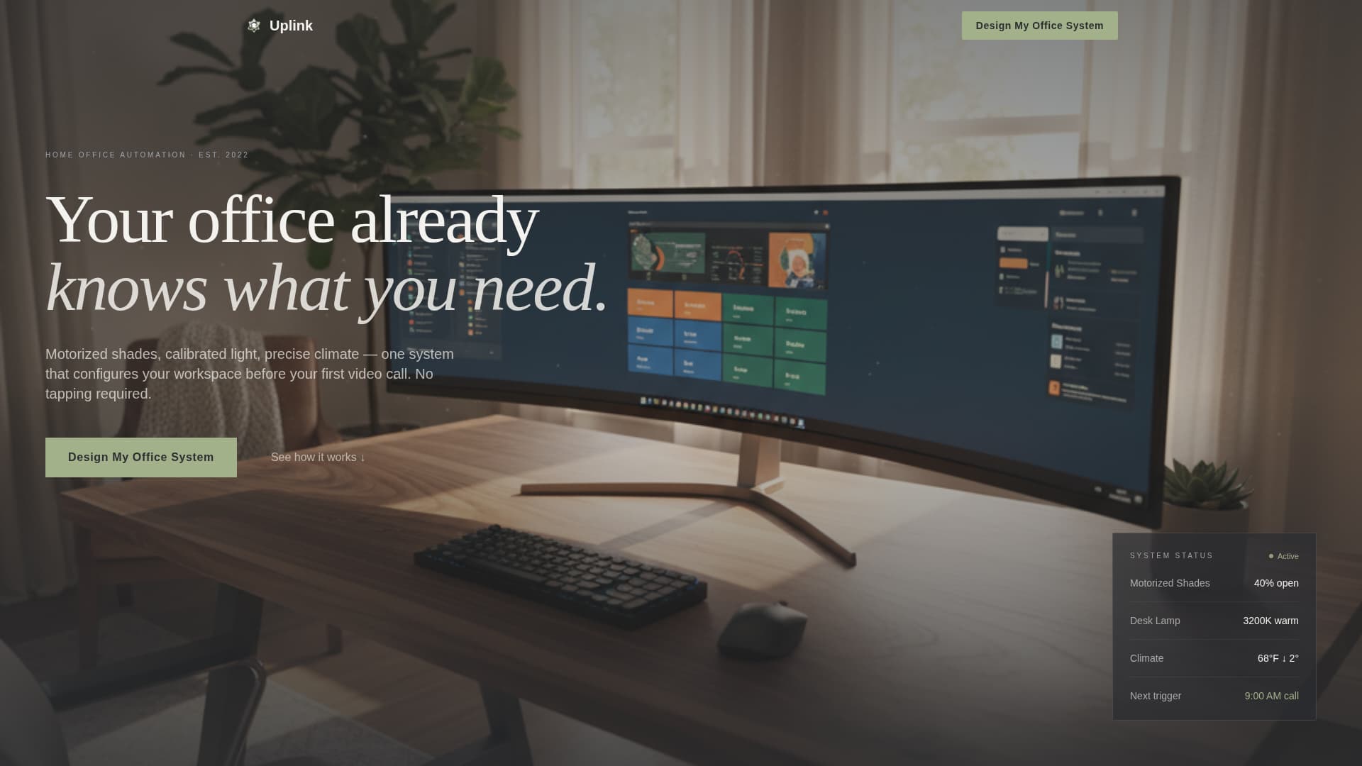 Uplink - Seamless Smarthome Landing Page Template