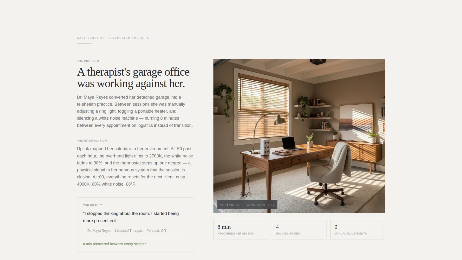 Uplink - Seamless Smarthome Landing Page Template