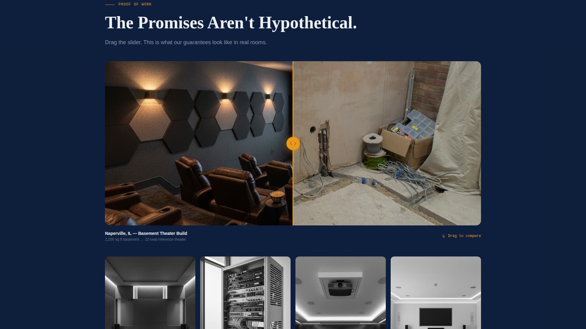 Cinemainstall - Immersive Hometheater Landing Page Template