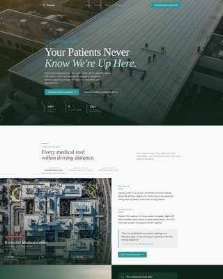 Hospital - Modern & Landing Page Template