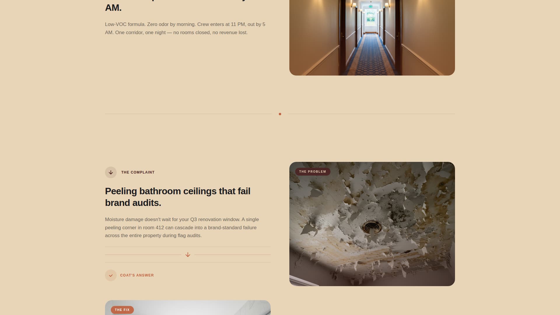Coat - Overnight Hotel Landing Page Template