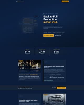 Icebound - Reliable Icemakerrepair Landing Page Template