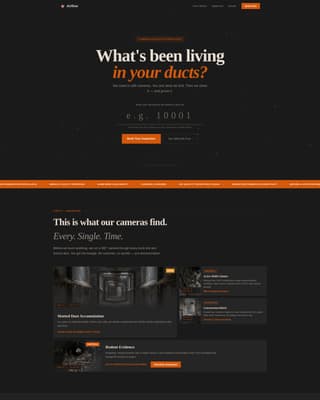 Airflow - Professional Ductcleaning Landing Page Template