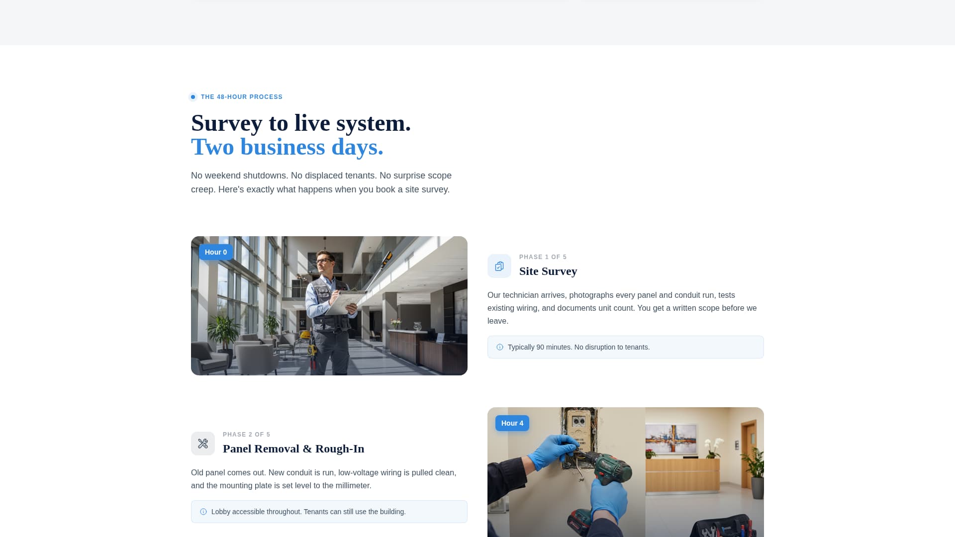 Buzzer - Precision Intercom Landing Page Template