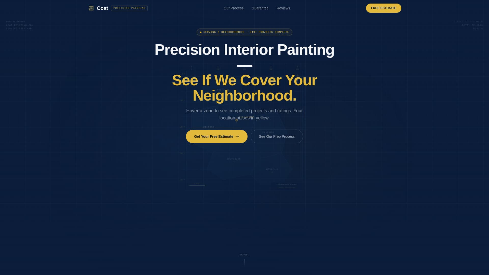 Coat - Precision Interiorpainting Landing Page Template