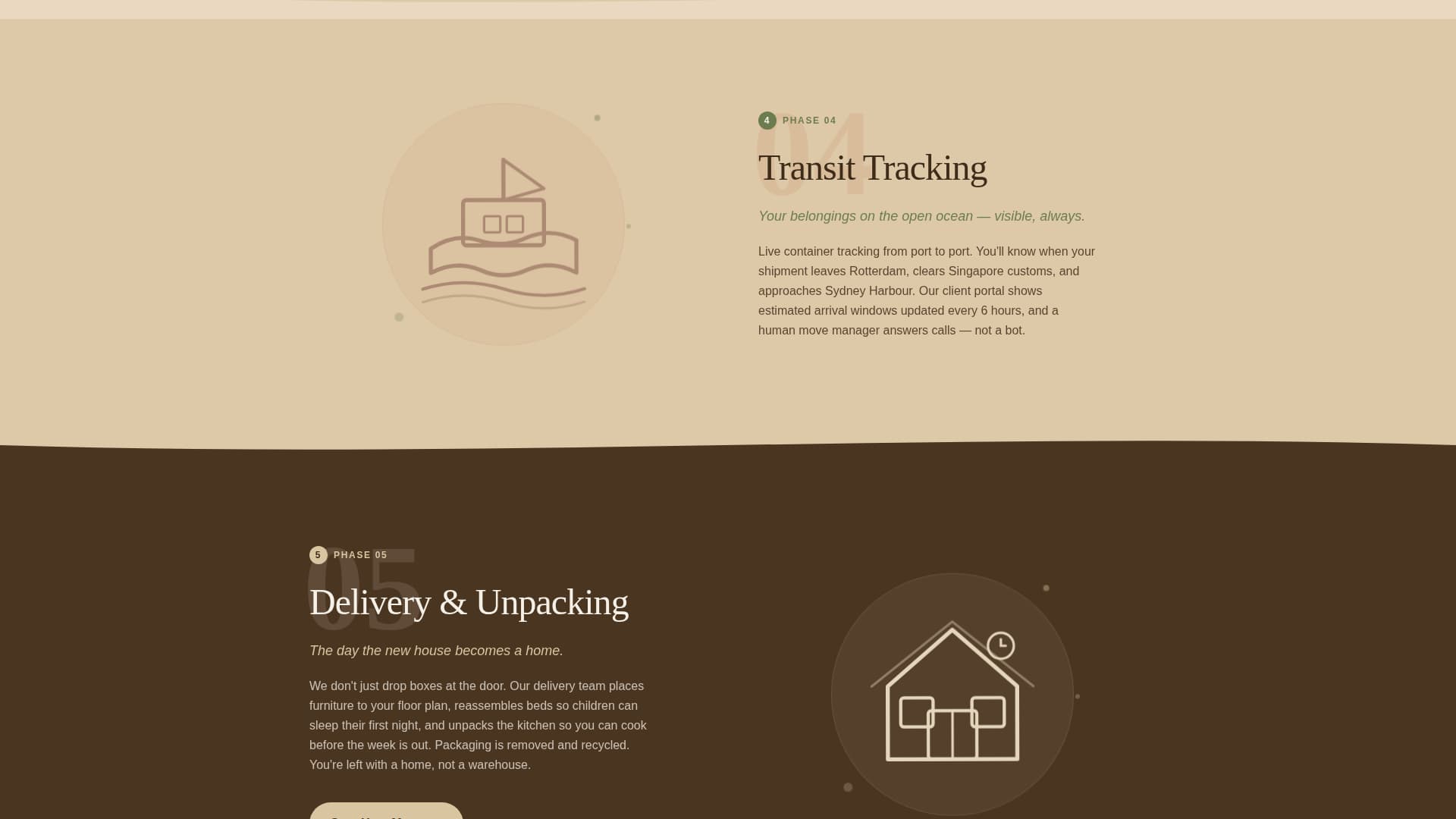 Uproot - Trusted Relocation Landing Page Template