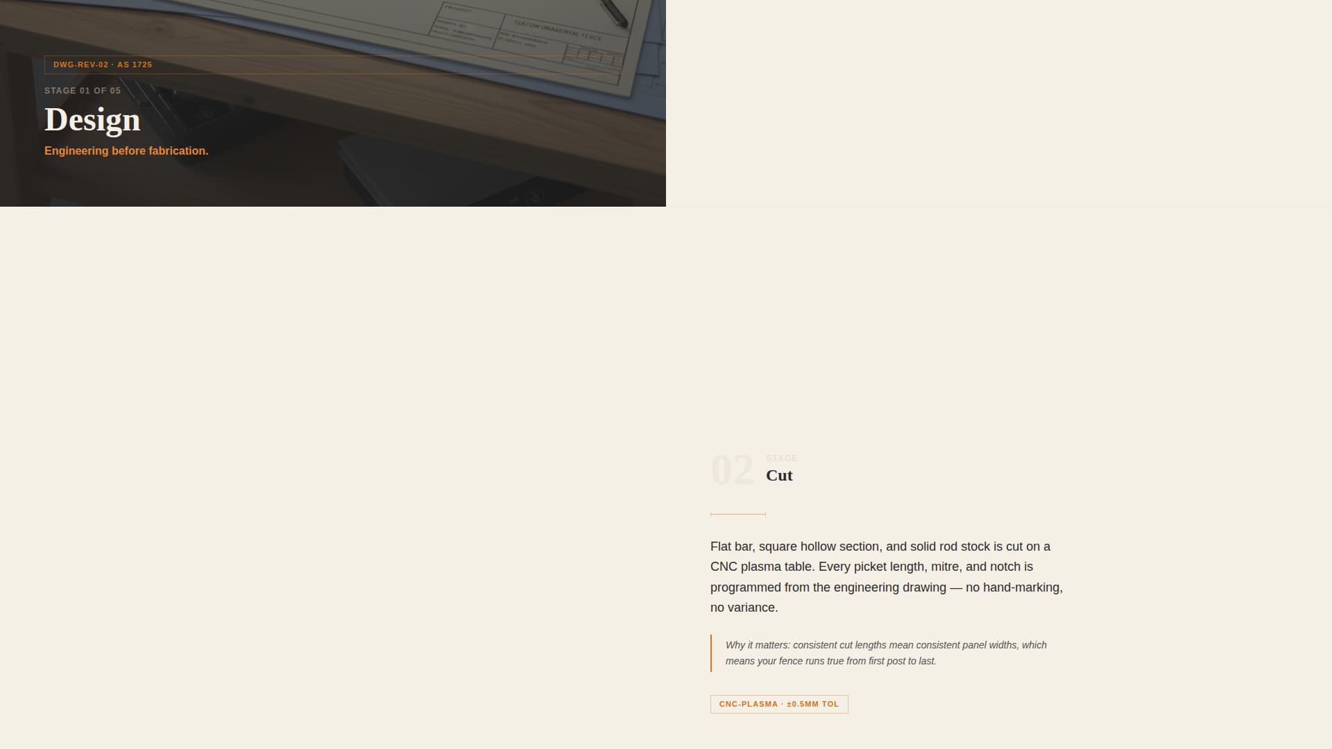 Forge - Precision Ironwork Landing Page Template