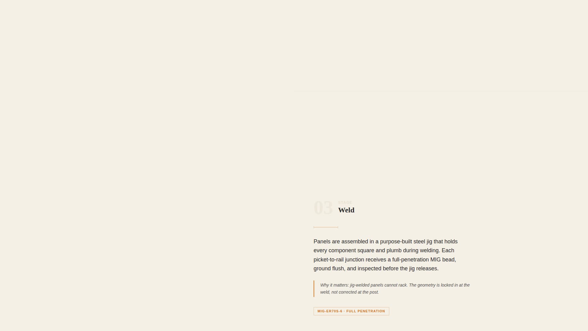 Forge - Precision Ironwork Landing Page Template