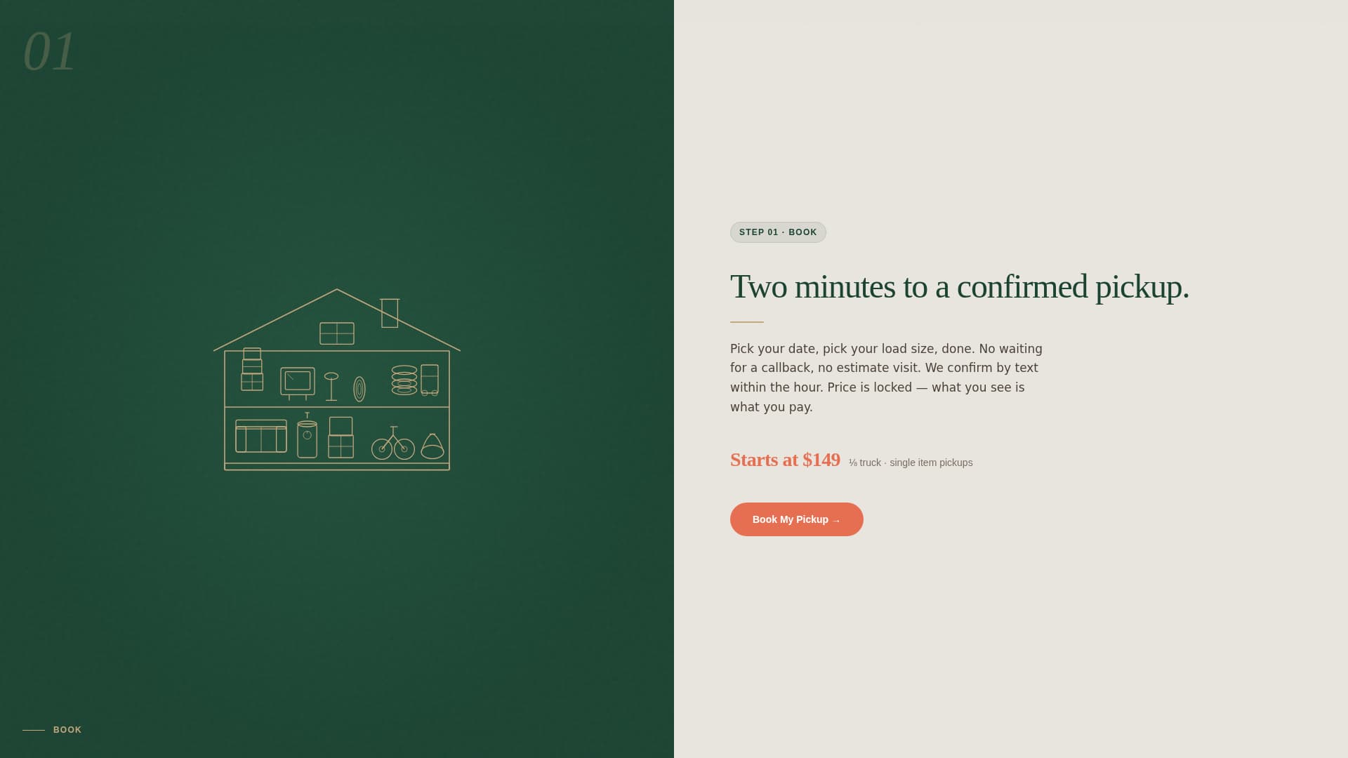 Haul — Trustworthy Waste Removal Landing Page Template