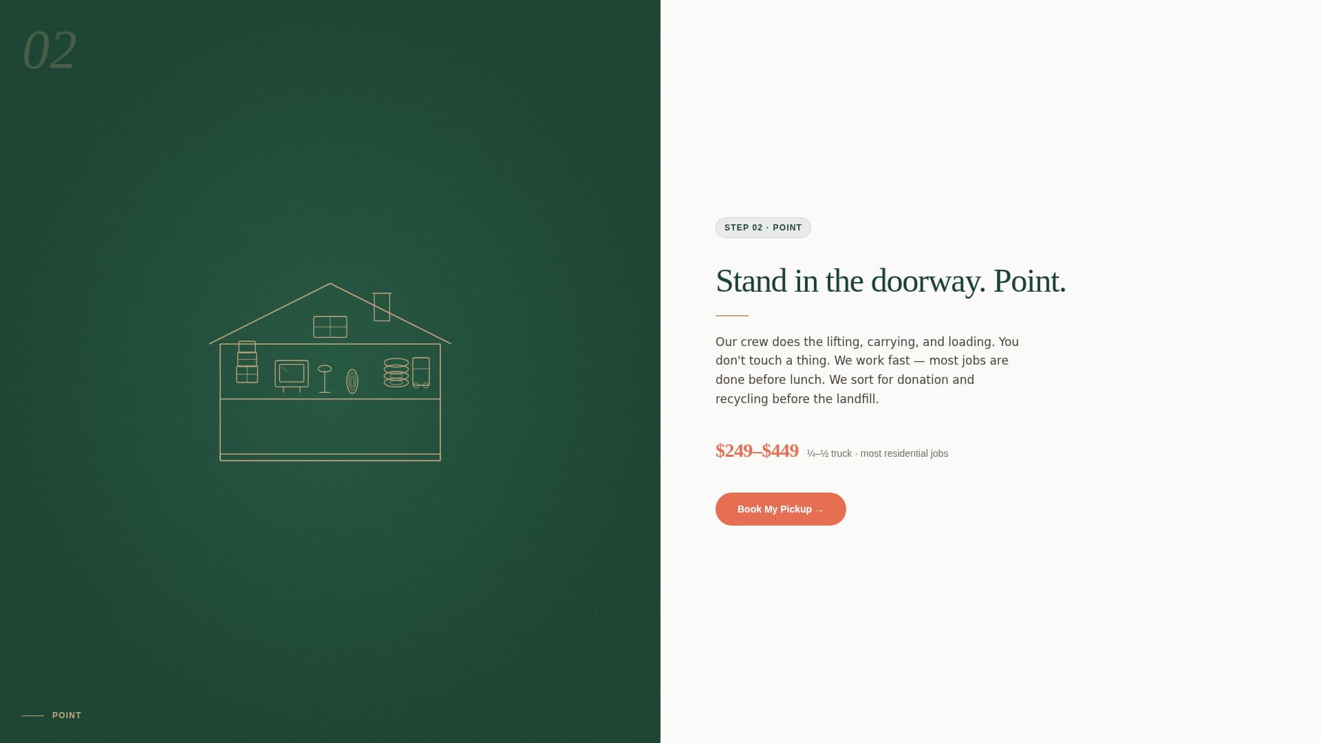 Haul — Trustworthy Waste Removal Landing Page Template
