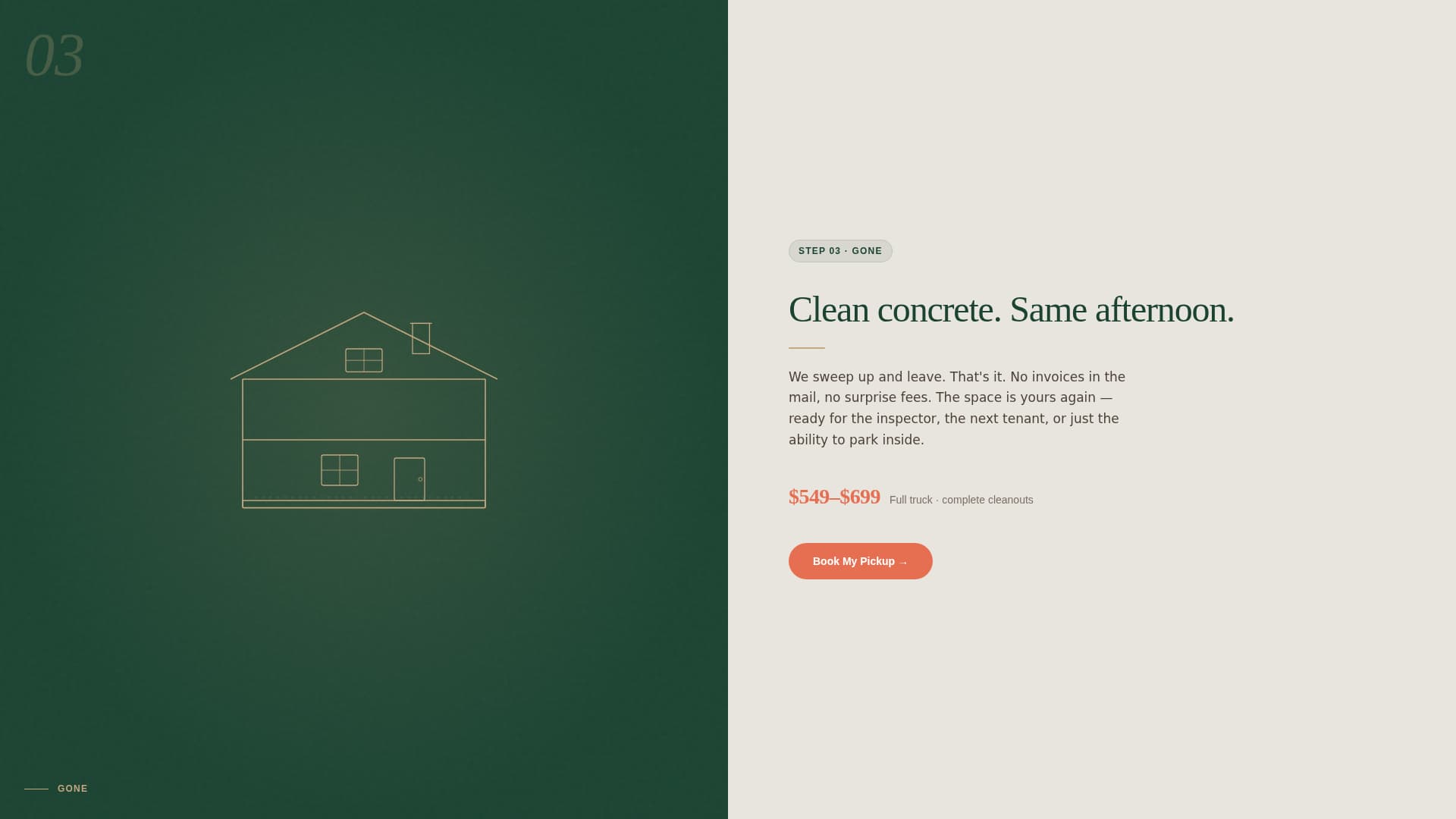 Haul — Trustworthy Waste Removal Landing Page Template