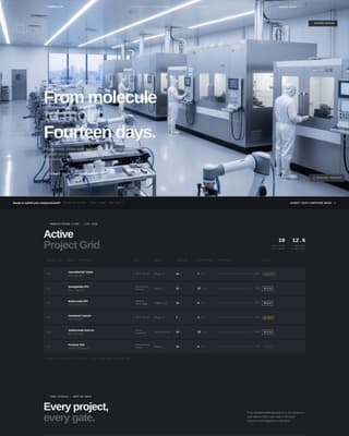 Formulate - Rapid Pharmaceutical Landing Page Template