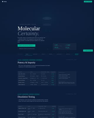 Assay - Precision Pharmaceutical Landing Page Template