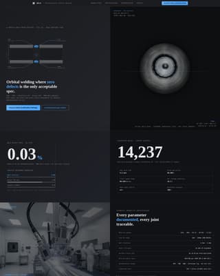 Weld - Precision Pharmaceutical Landing Page Template