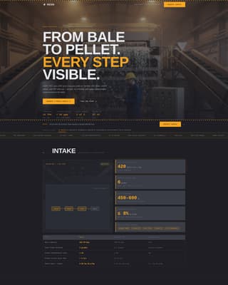 Resin - Industrial Recycling Landing Page Template