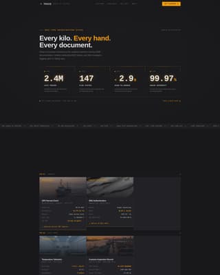 Trace - Industrial Seafood Landing Page Template