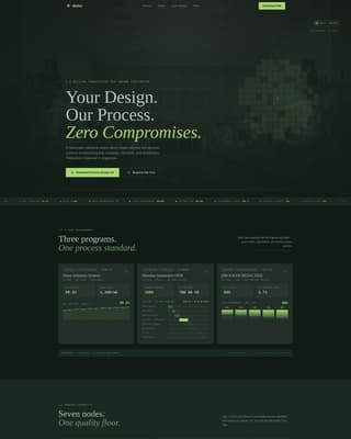 Wafer — Expert Semiconductor Fabrication Landing Page Template