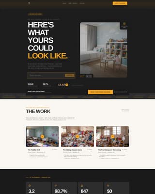Tidy - Spotless Kidsroom Landing Page Template