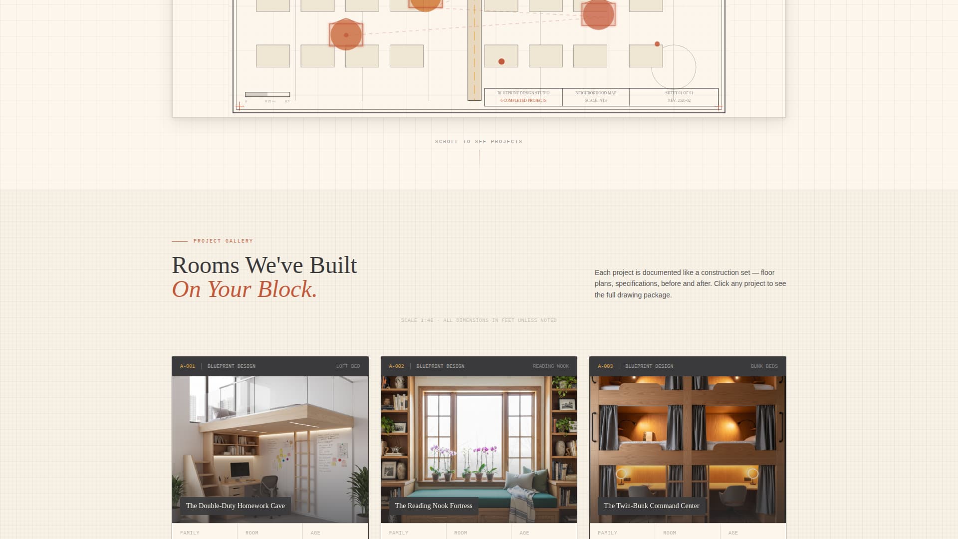 Blueprint - Precision Kidsroom Landing Page Template
