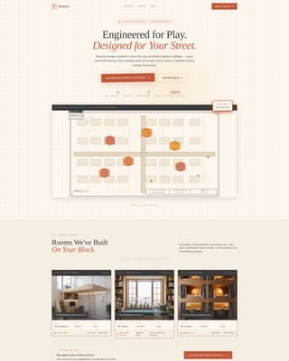 Blueprint - Precision Kidsroom Landing Page Template
