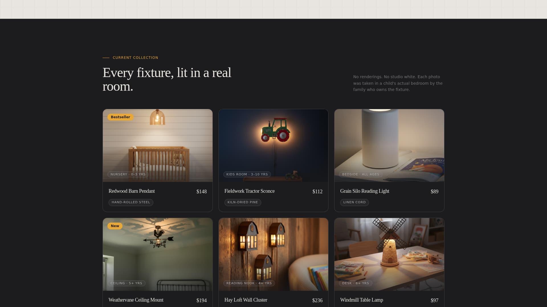 Glow - Handcrafted Kidsroom Landing Page Template