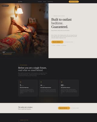 Glow - Handcrafted Kidsroom Landing Page Template