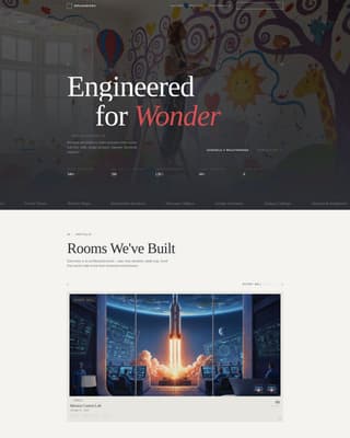 Brushwork - Imaginative Mural Landing Page Template