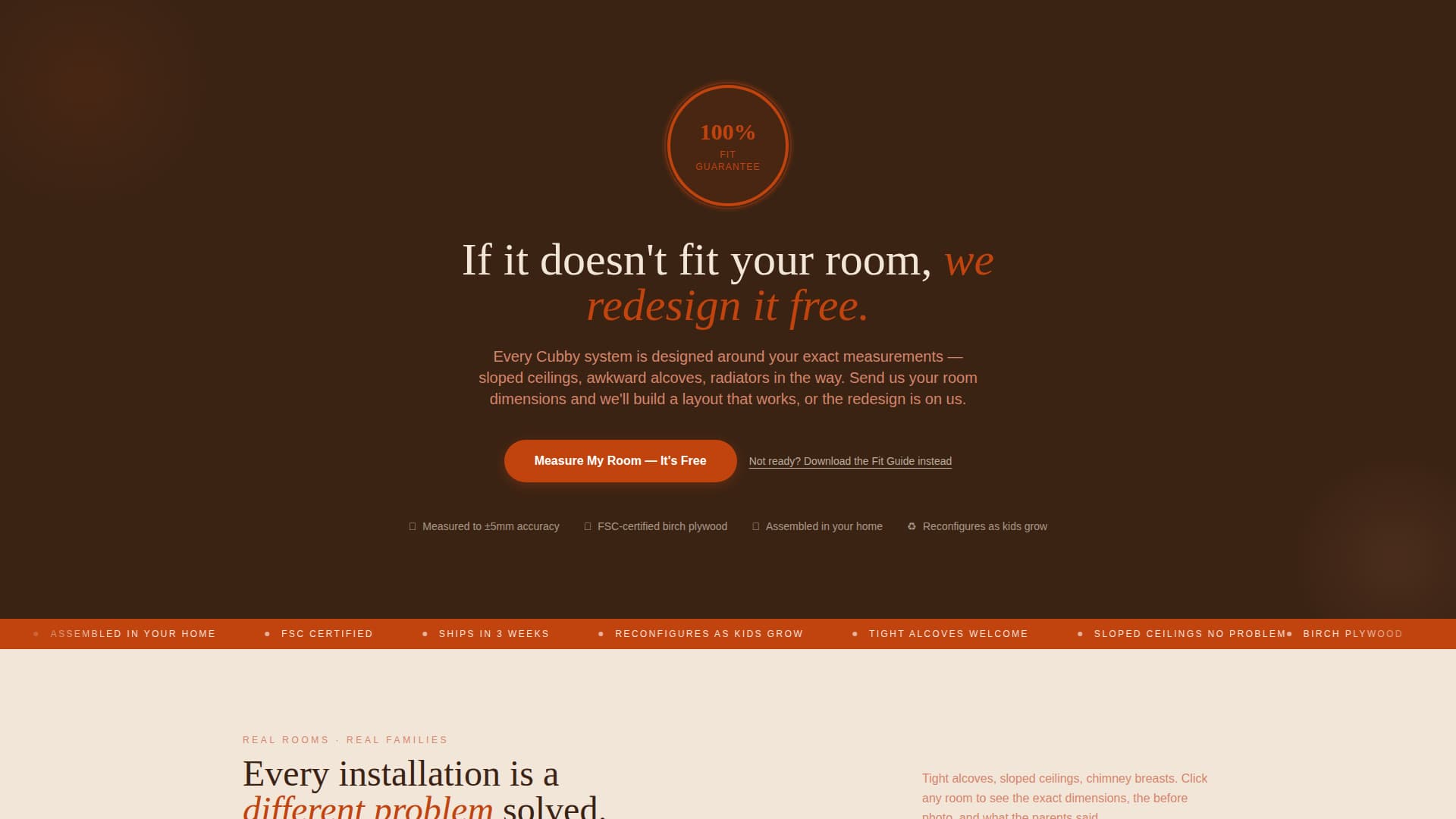 Cubby - Modular Kidsroom Landing Page Template