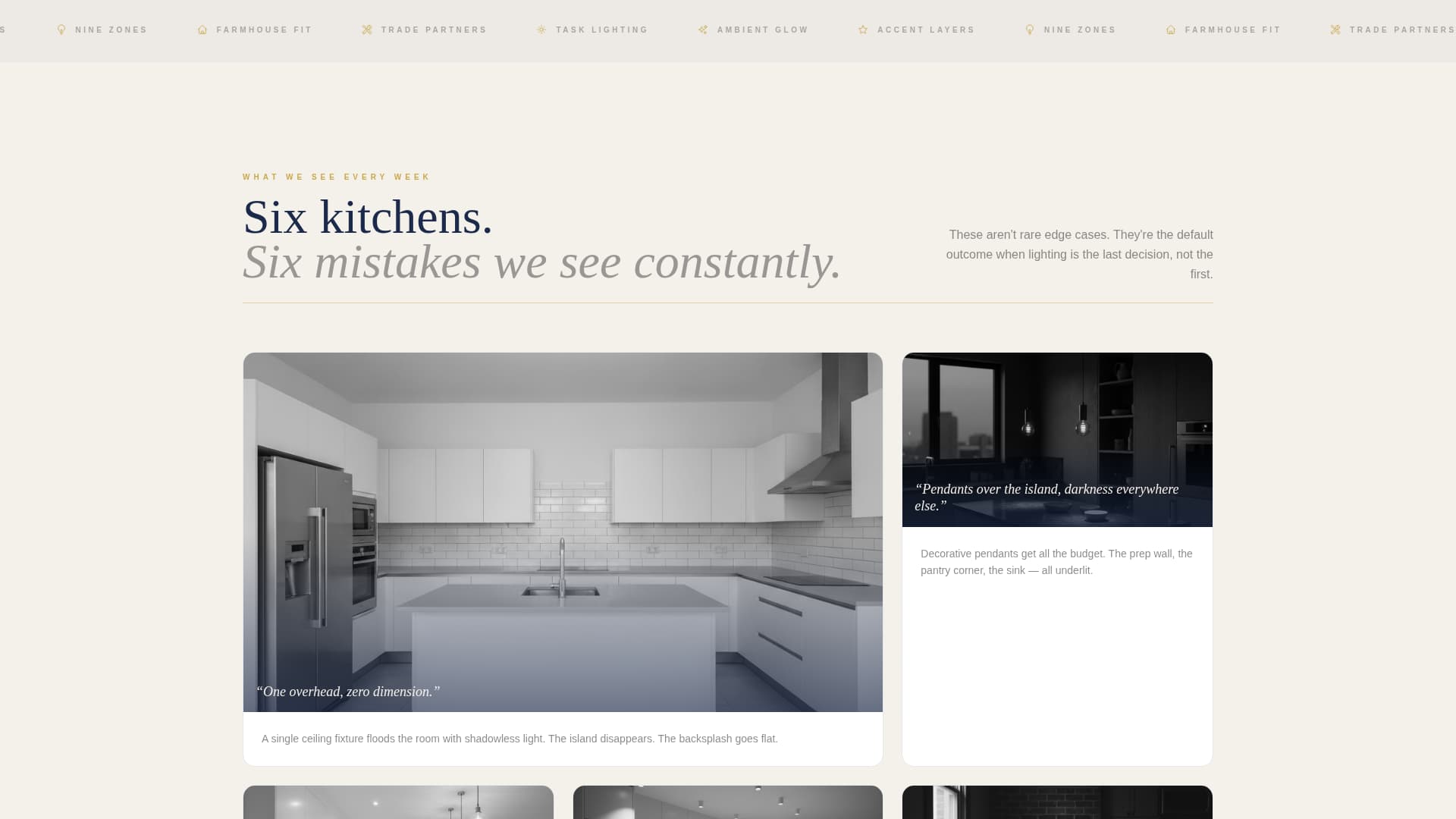 Lumens - Trusted Kitchenlighting Landing Page Template