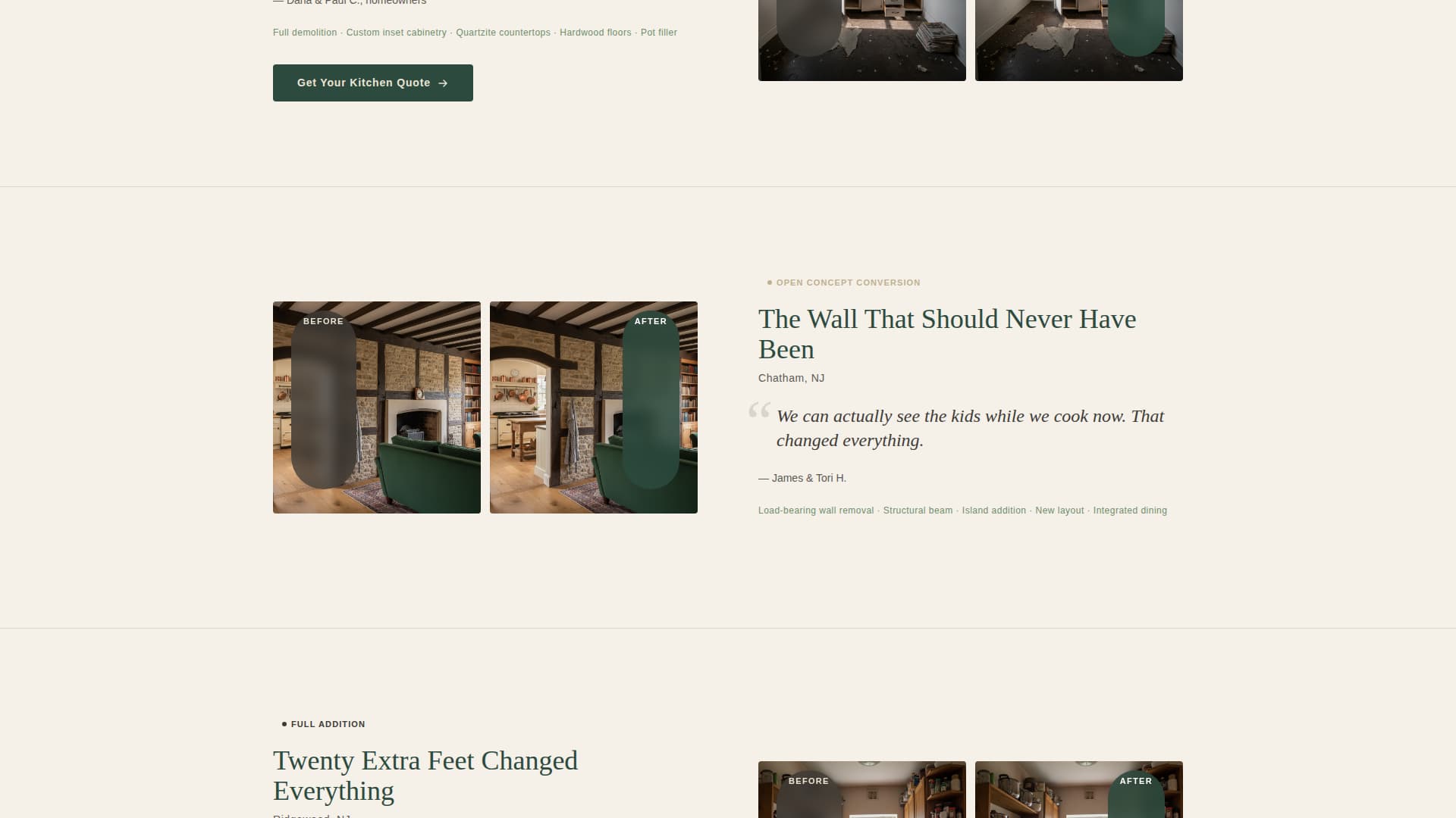 Hearth - Transformative Kitchenremodeling Landing Page Template