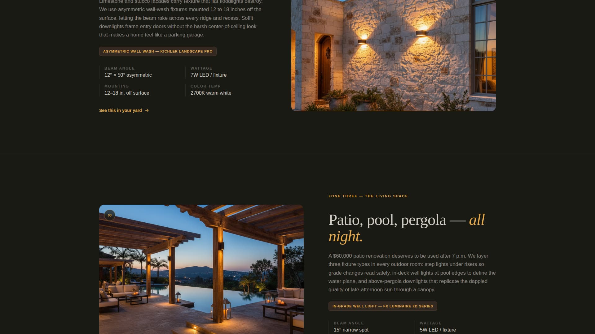 Lumens - Dramatic Landscape Landing Page Template