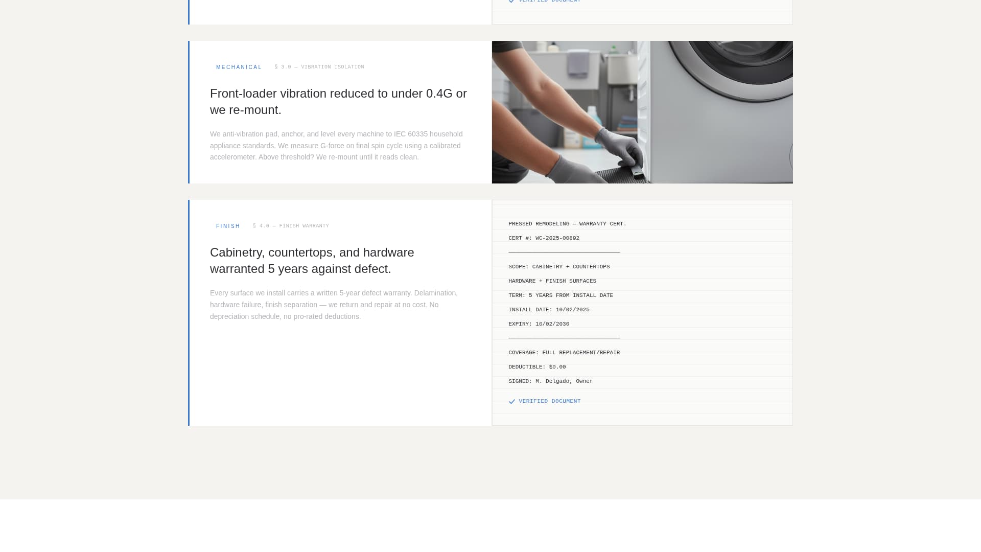 Pressed - Precision Laundry Landing Page Template