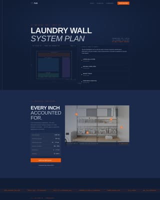 Fold - Industrial Laundryroom Landing Page Template
