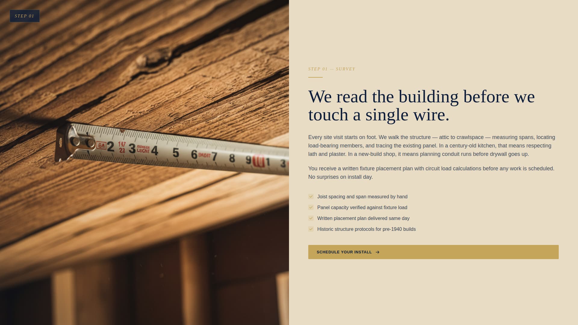 Lumens - Trusted Fixtureinstallation Landing Page Template