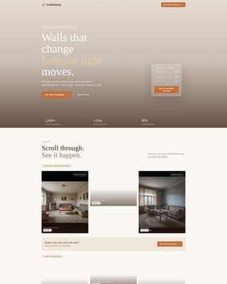 Coat - Crisp Painting Landing Page Template