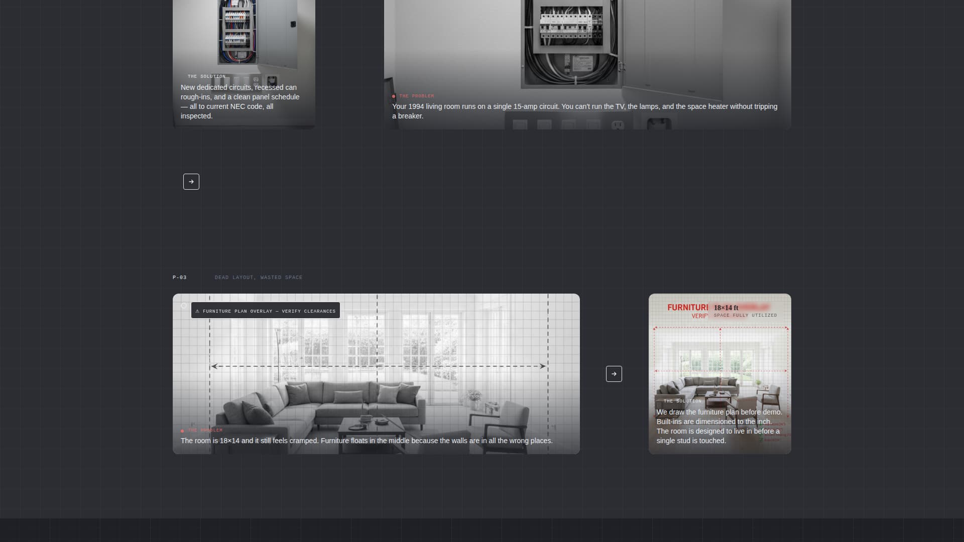 Blueprint - Precision Renovation Landing Page Template