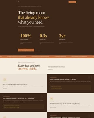 Hearth - Guaranteed Smarthome Landing Page Template