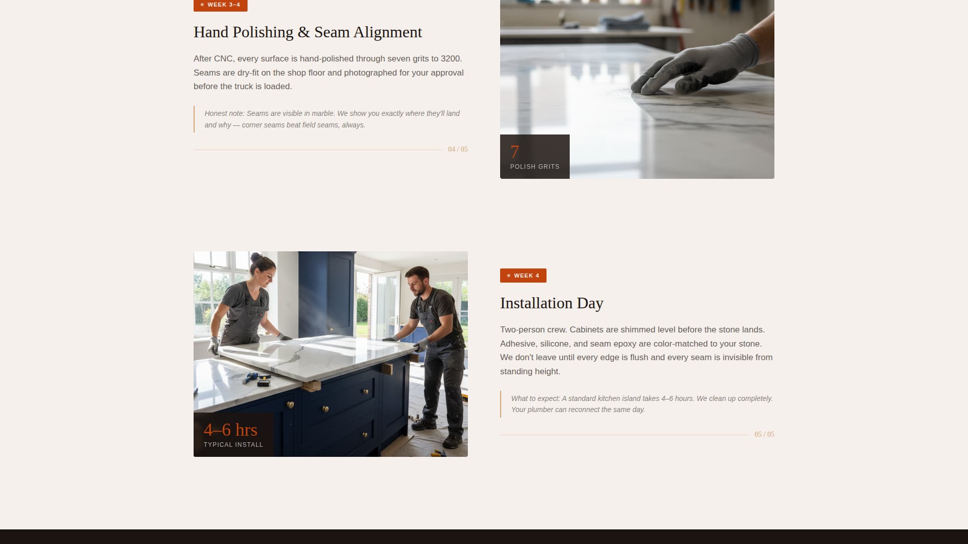 Slab - Transparent Marble Landing Page Template
