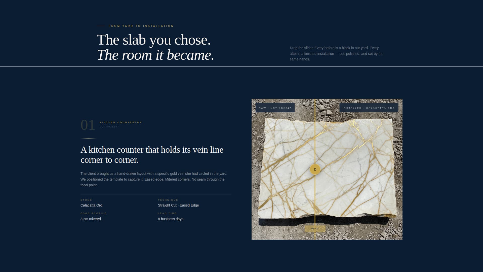 Slab - Precision Fabricator Landing Page Template