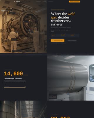 Habitat - Precision Spacestation Landing Page Template