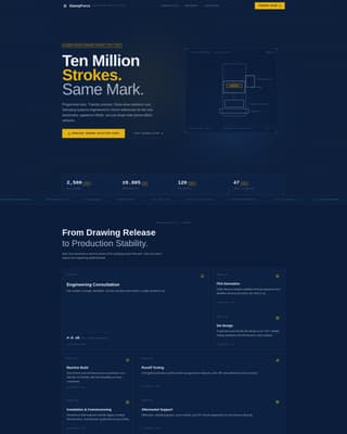 Stampforce - Precision Stamping Landing Page Template