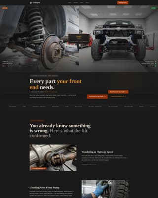 Torque - Proven Suspension Landing Page Template