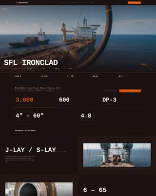 Subsea - Precision Pipeline Landing Page Template