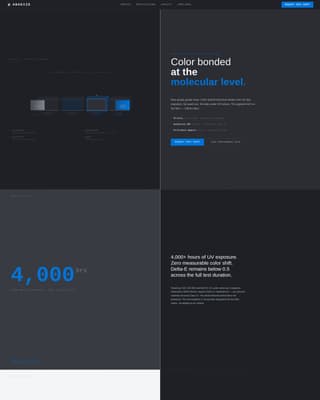 Anodize - Precision Textile Landing Page Template
