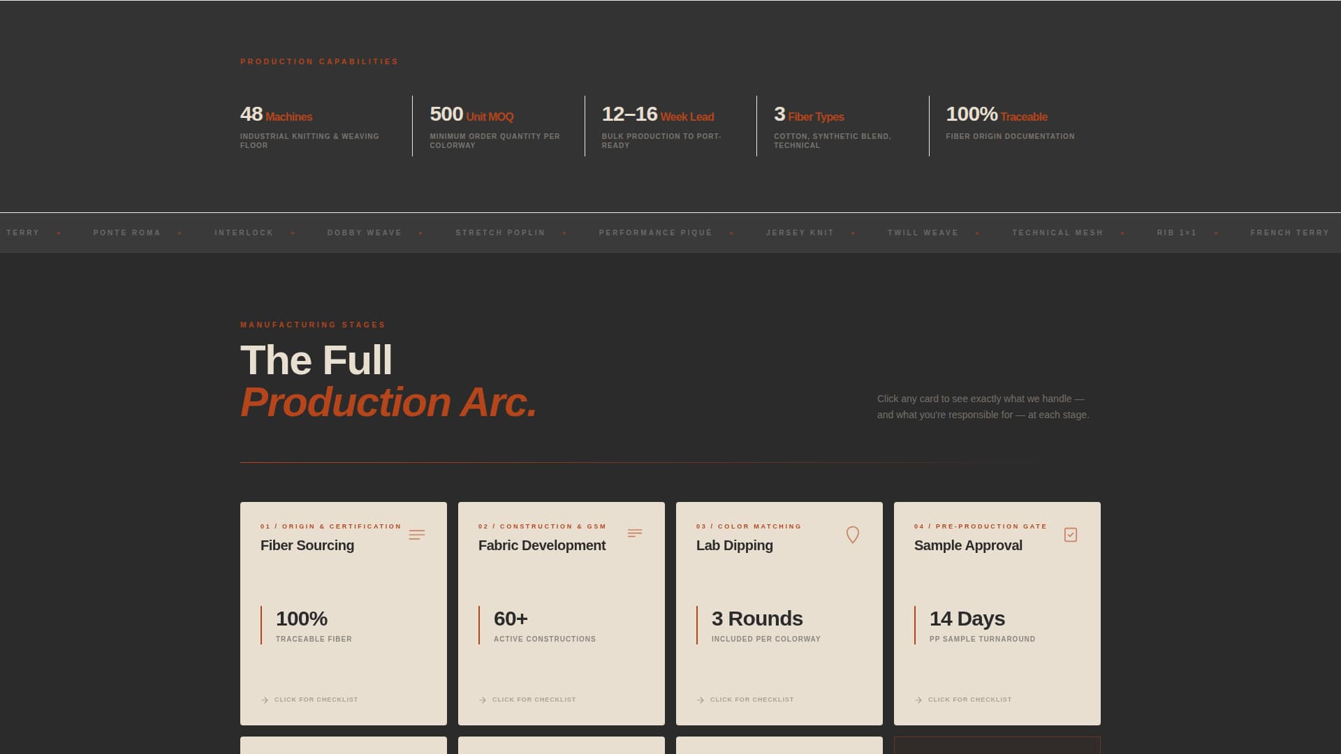 Loom - Industrial Textile Landing Page Template