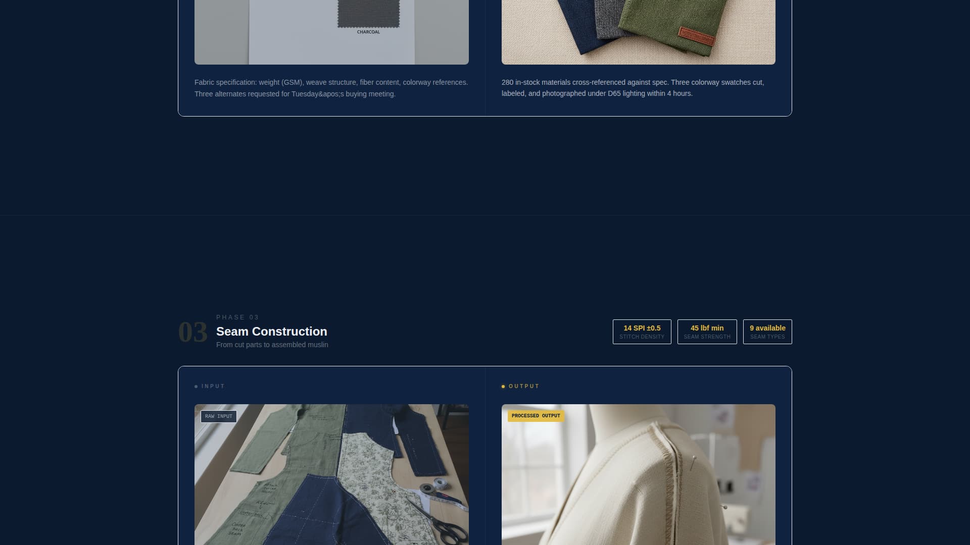 Loom - Precision Textile Landing Page Template