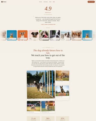 Weave - Trusted Agility Landing Page Template